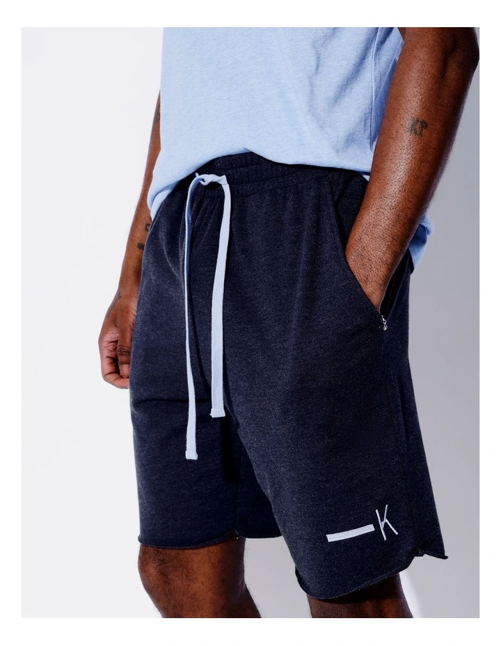 Tee & Terry Knit Plain in Navy image 3