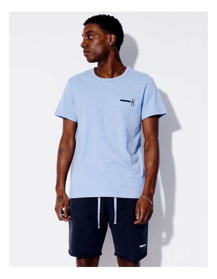 Tee & Terry Knit Plain in Navy image 5