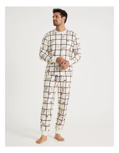 Knit Family Pyjama Set in Bunnies Print