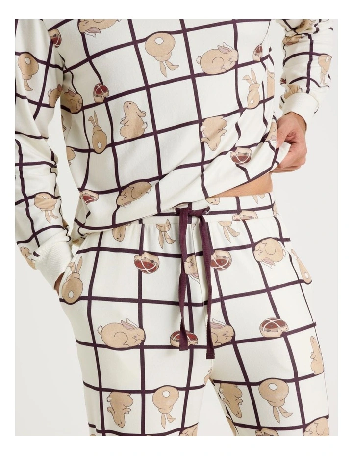 Knit Family Pyjama Set in Bunnies Print image 3