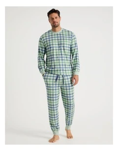 Knit Family Pyjama Set in Check
