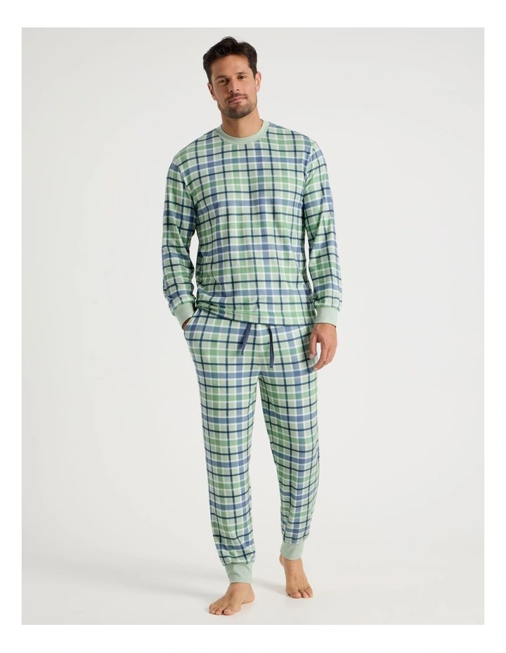 Knit Family Pyjama Set in Check image 1
