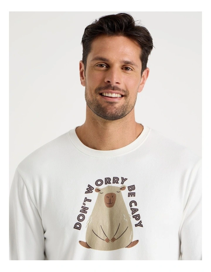 Cosy Knit Pyjama Set - Don't Worry image 2