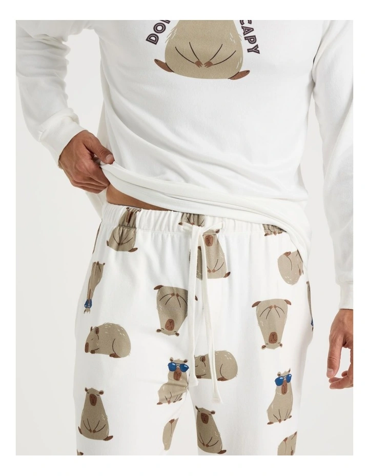 Cosy Knit Pyjama Set - Don't Worry image 3