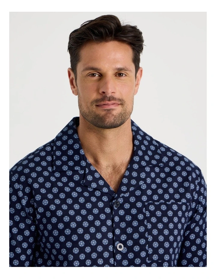 Long Sleeve Flannelette Pyjama Set in Medallion image 2