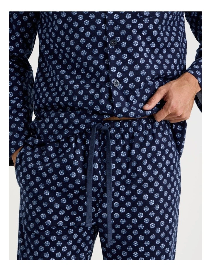 Long Sleeve Flannelette Pyjama Set in Medallion image 3