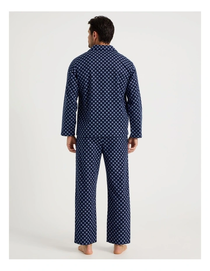 Long Sleeve Flannelette Pyjama Set in Medallion image 4