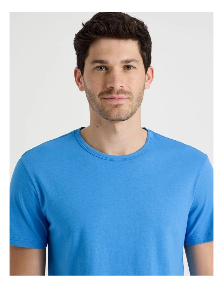 Tee & Short Set in Naval Check image 2