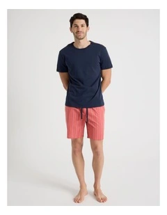 Tee & Short Set in Horizon Stripe