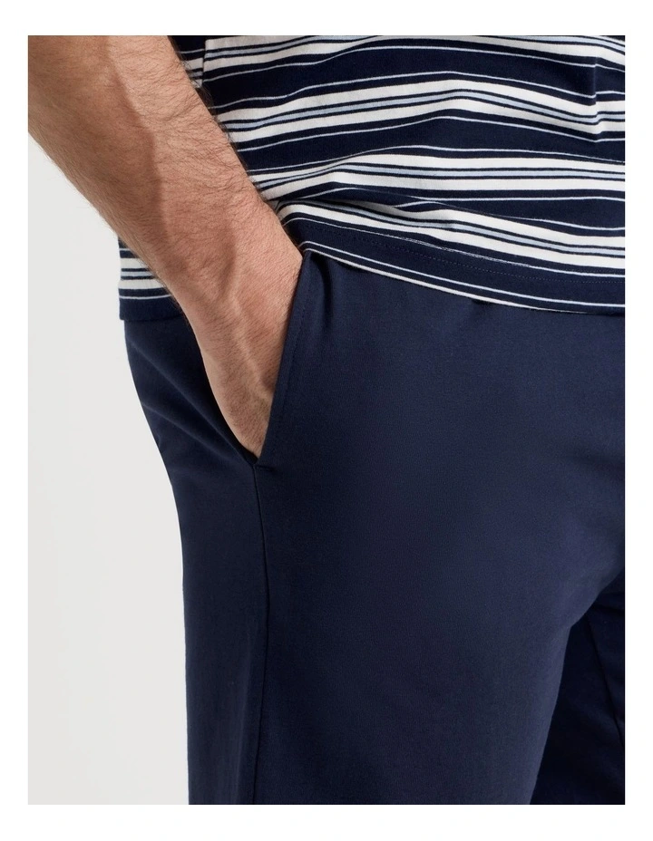 Knit Pyjama Set Navy and White Stripe image 4