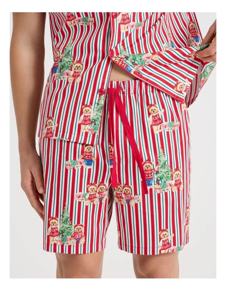 Short Sleeve Men's Family Pyjama Set in Charity Bear Print image 4