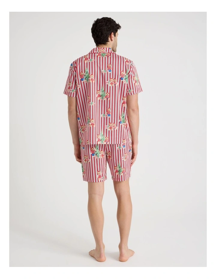 Short Sleeve Men's Family Pyjama Set in Charity Bear Print image 5