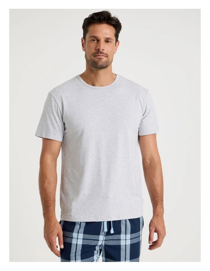 2 Pack Sleep Tees in Grey & Blue image 4