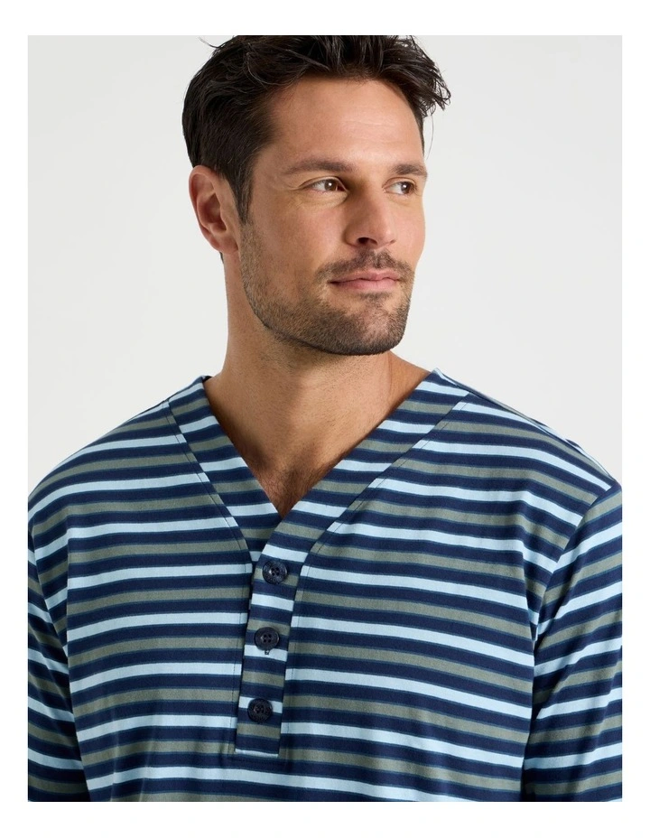 Nightshirt in Blue Stripe image 3