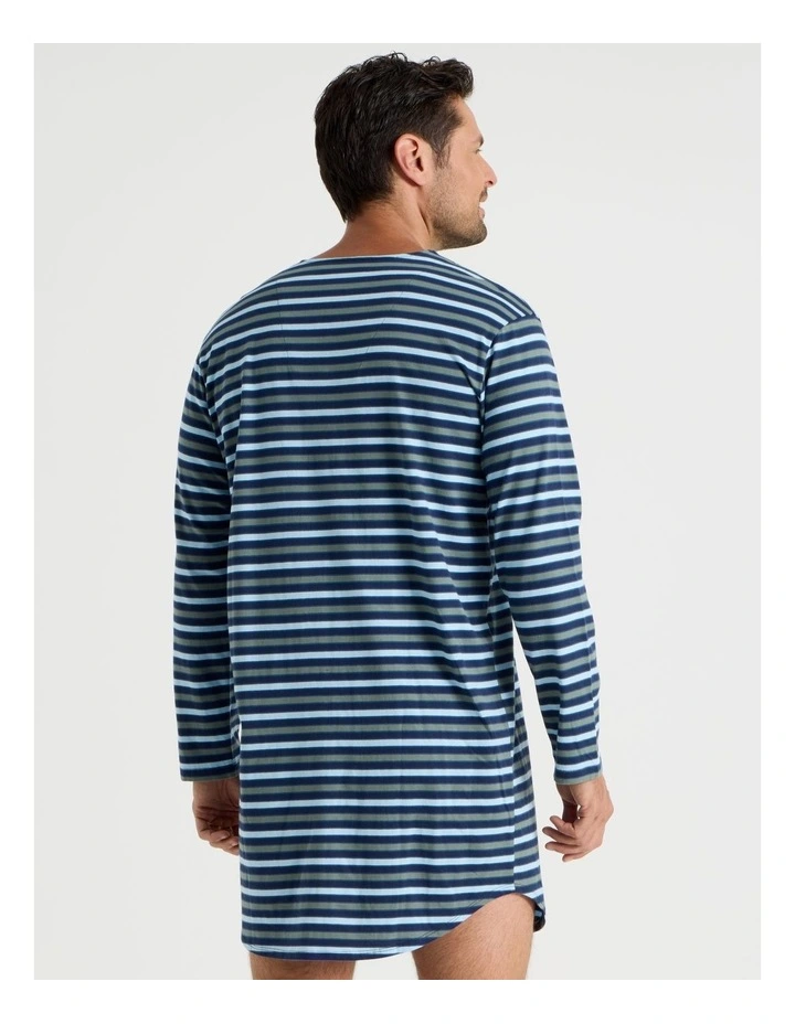 Nightshirt in Blue Stripe image 4