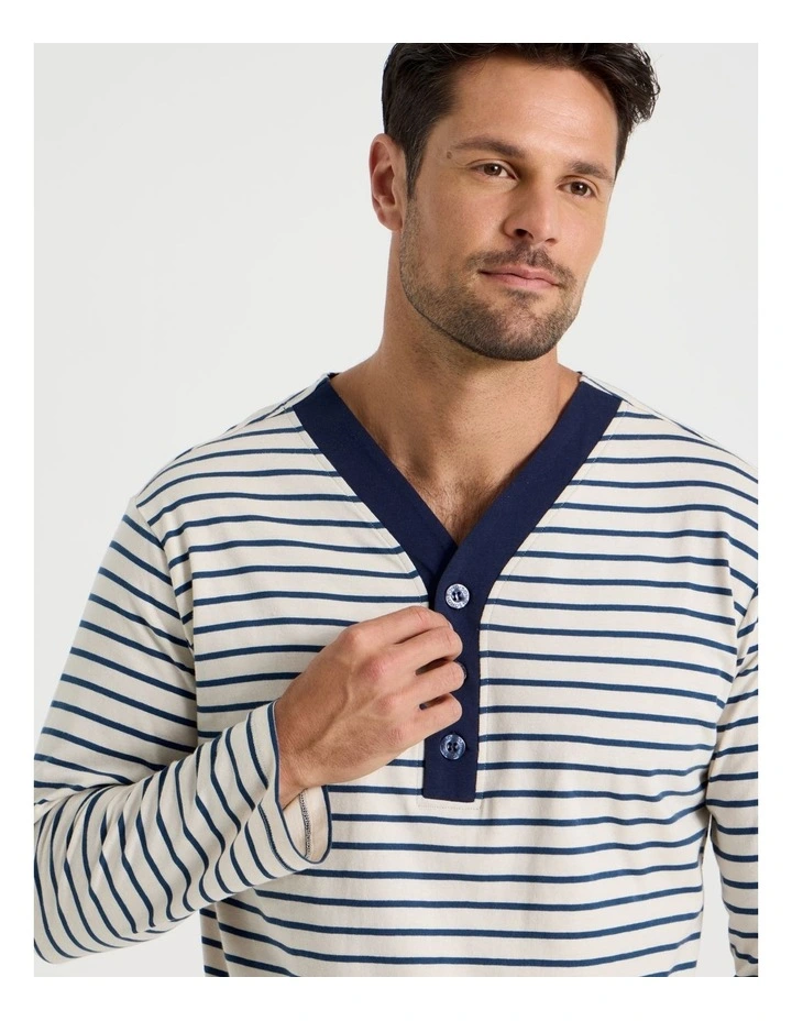 Nightshirt in Black & White Stripe image 3