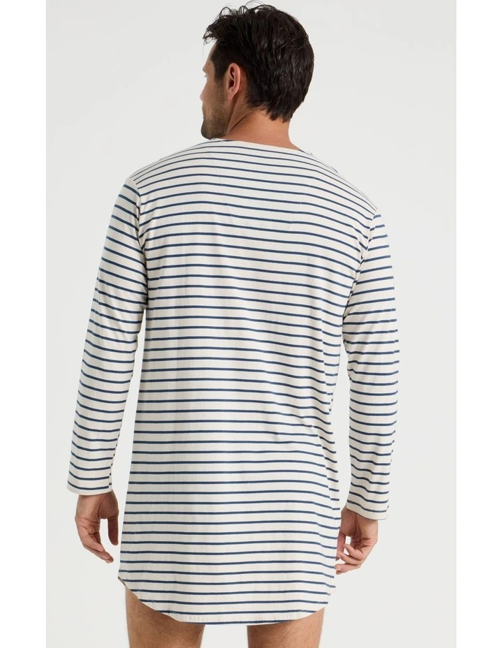 Nightshirt in Black & White Stripe image 4