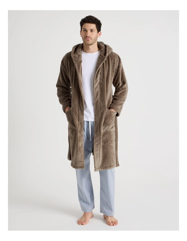 Hooded Robe in Mushroom image 1