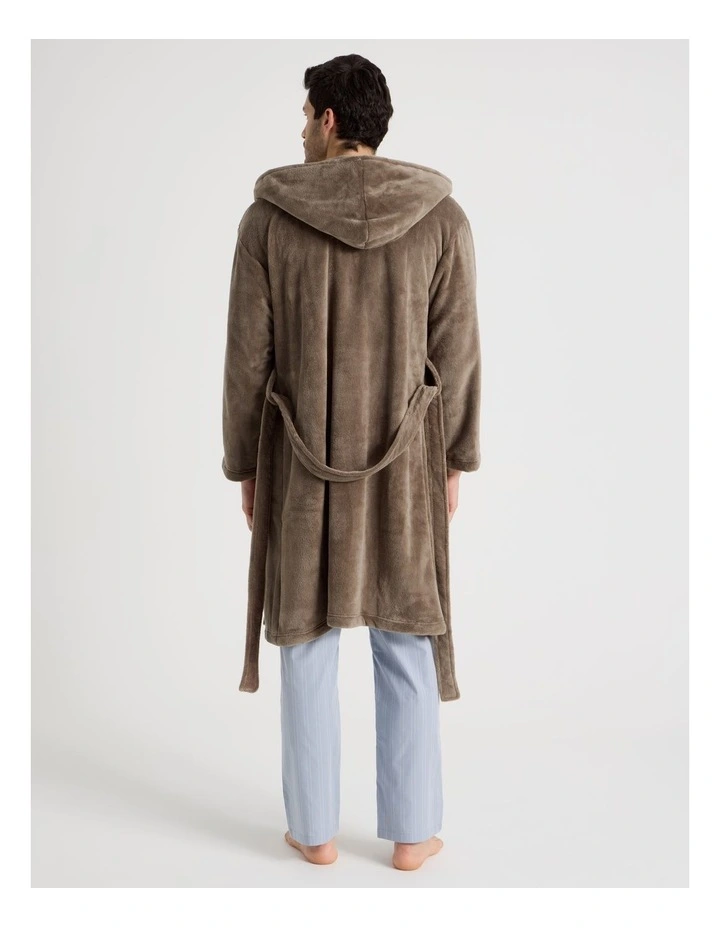 Hooded Robe in Mushroom image 5