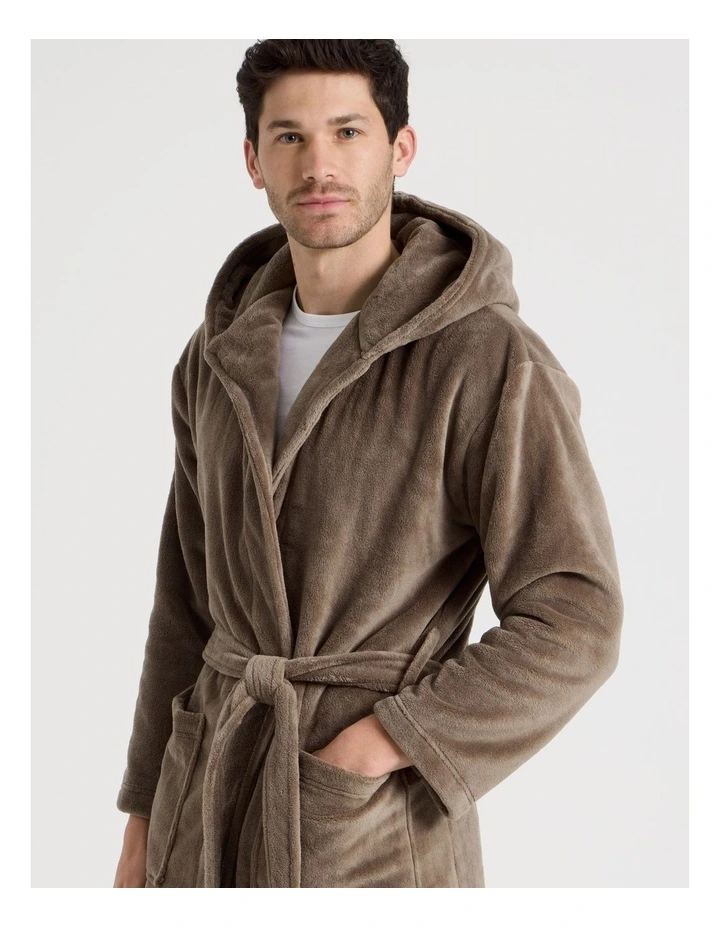 Hooded Robe in Mushroom image 6