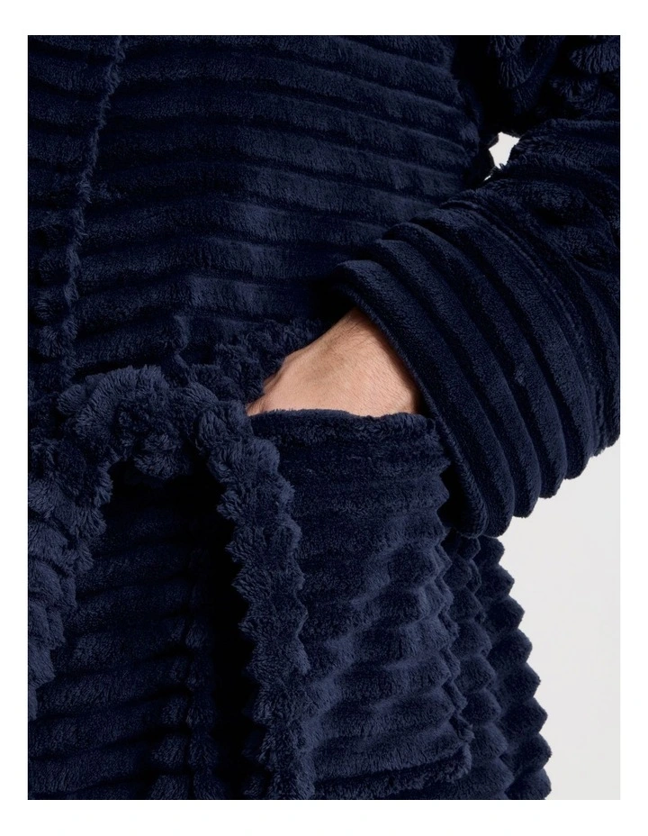 Shawl Robe in Navy image 5