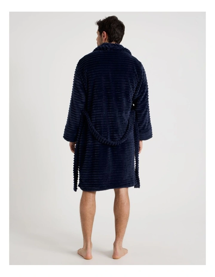 Shawl Robe in Navy image 6