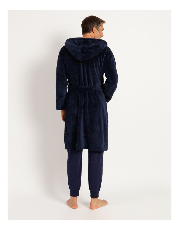 Reserve Hooded Robe Navy | MYER