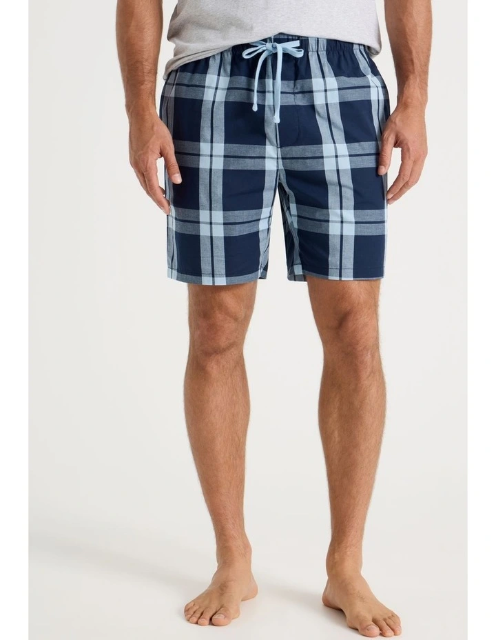 2 Pack Poplin Sleep Shorts in Classic image 1