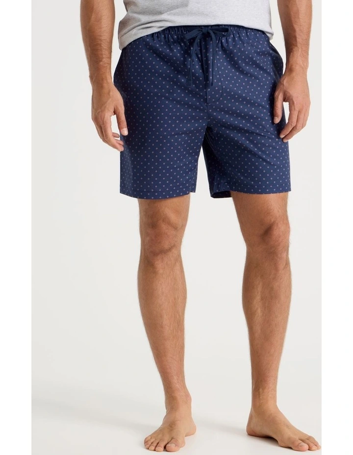 2 Pack Poplin Sleep Shorts in Classic image 2