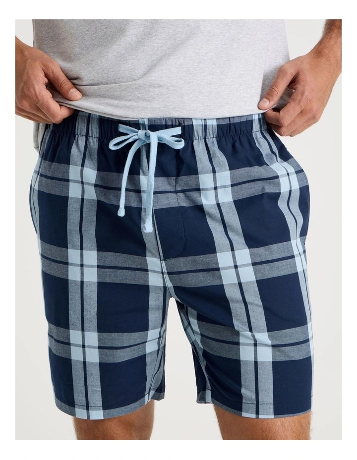2 Pack Poplin Sleep Shorts in Classic image 4