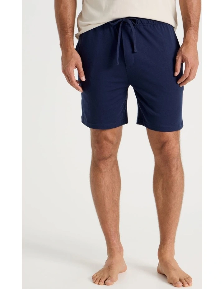 2 Pack Knit Sleep Shorts in Assorted Stripes image 2