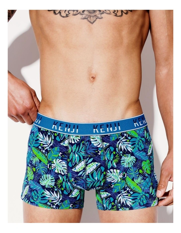 3 Pack Fashion Trunks in Party Tropics image 2