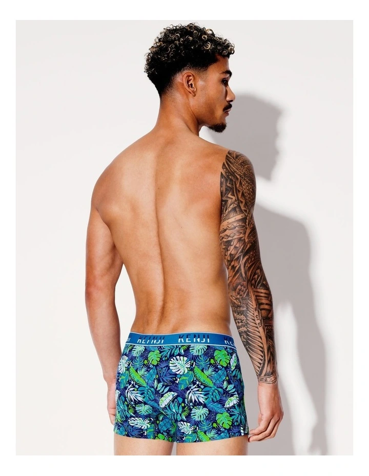 3 Pack Fashion Trunks in Party Tropics image 3