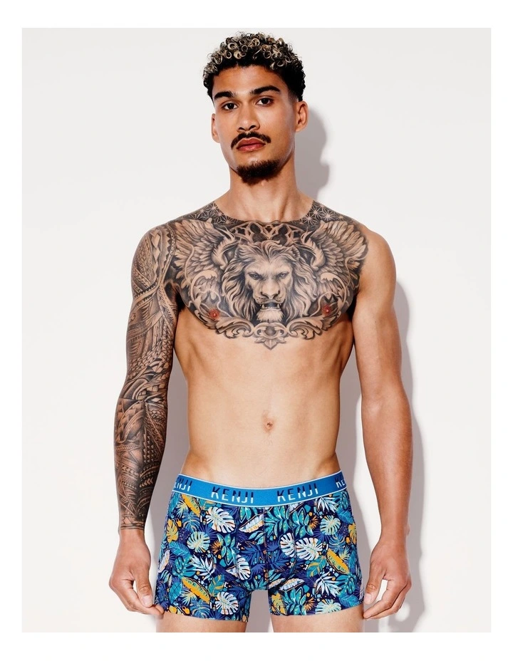 3 Pack Fashion Trunks in Party Tropics image 5