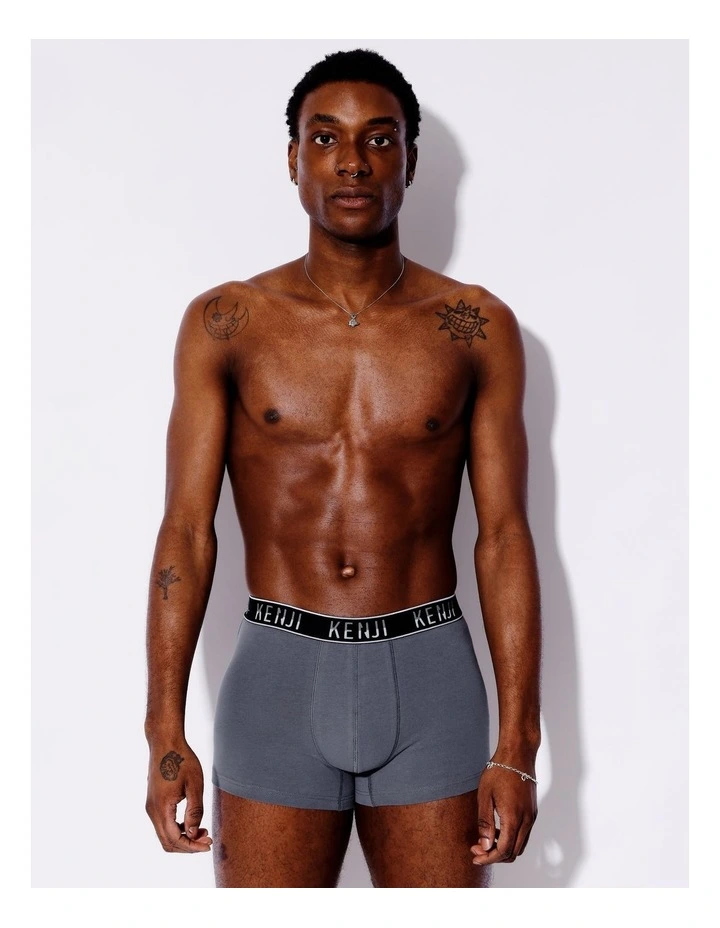 3 Pack Plain Trunks in Going Neutral image 2