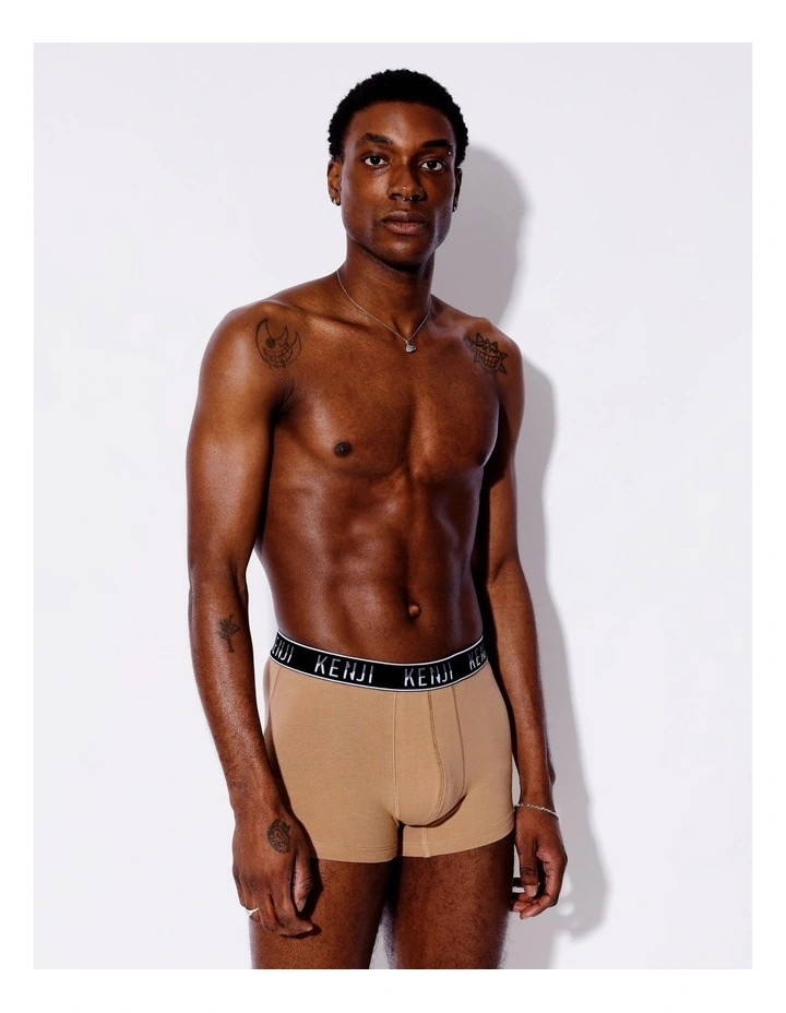 3 Pack Plain Trunks in Going Neutral image 5