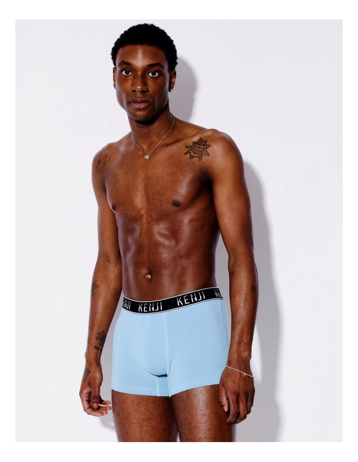 3 Pack Plain Trunks in Afternoon Skies image 2