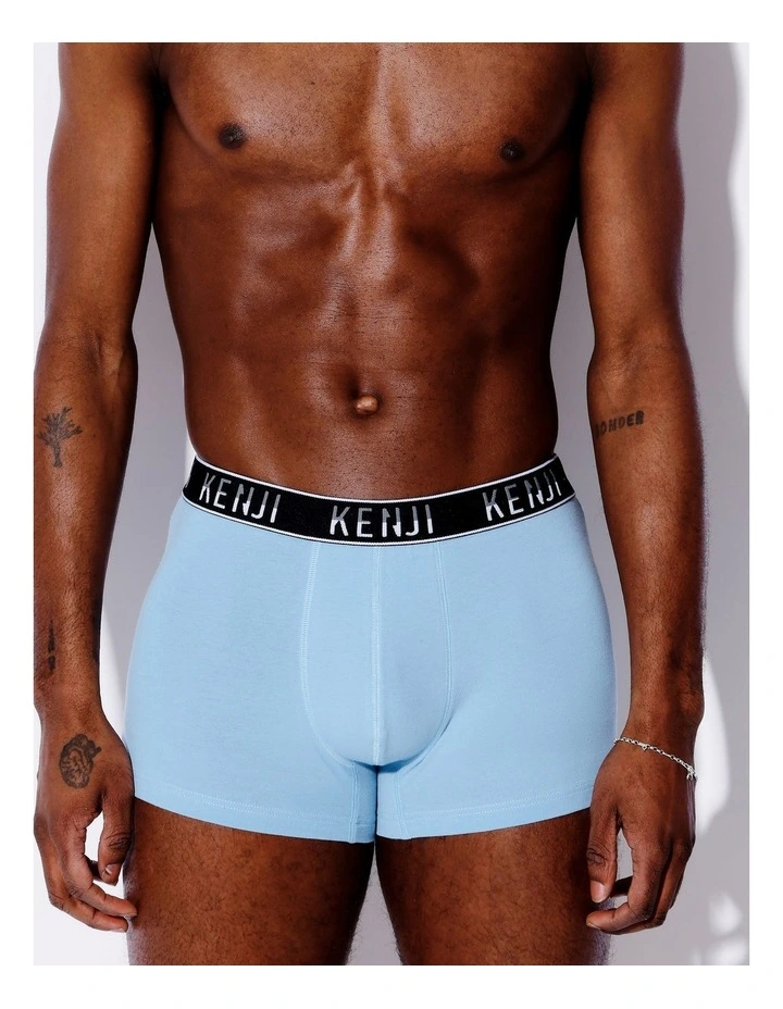 3 Pack Plain Trunks in Afternoon Skies image 3