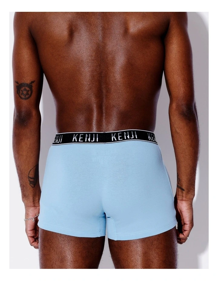 3 Pack Plain Trunks in Afternoon Skies image 4