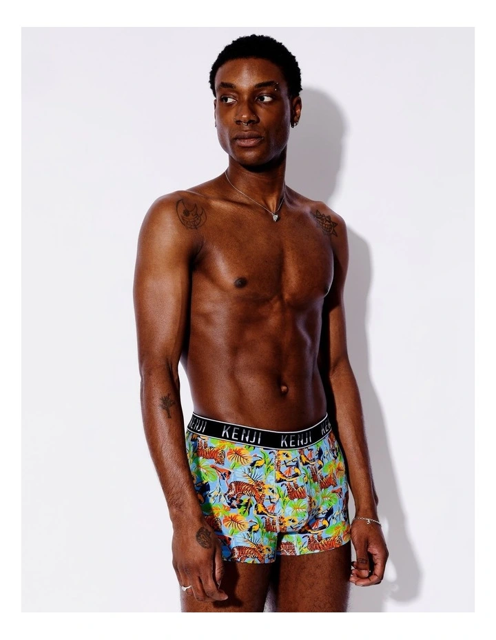 3 Pack Fashion Trunks in Jungle Oasis image 2
