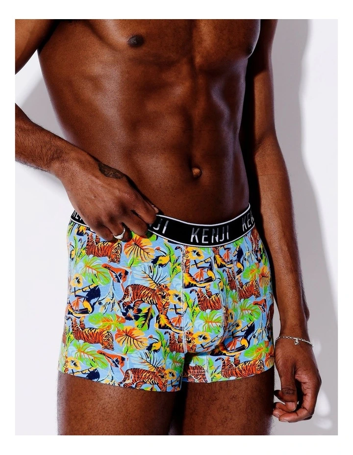 3 Pack Fashion Trunks in Jungle Oasis image 3