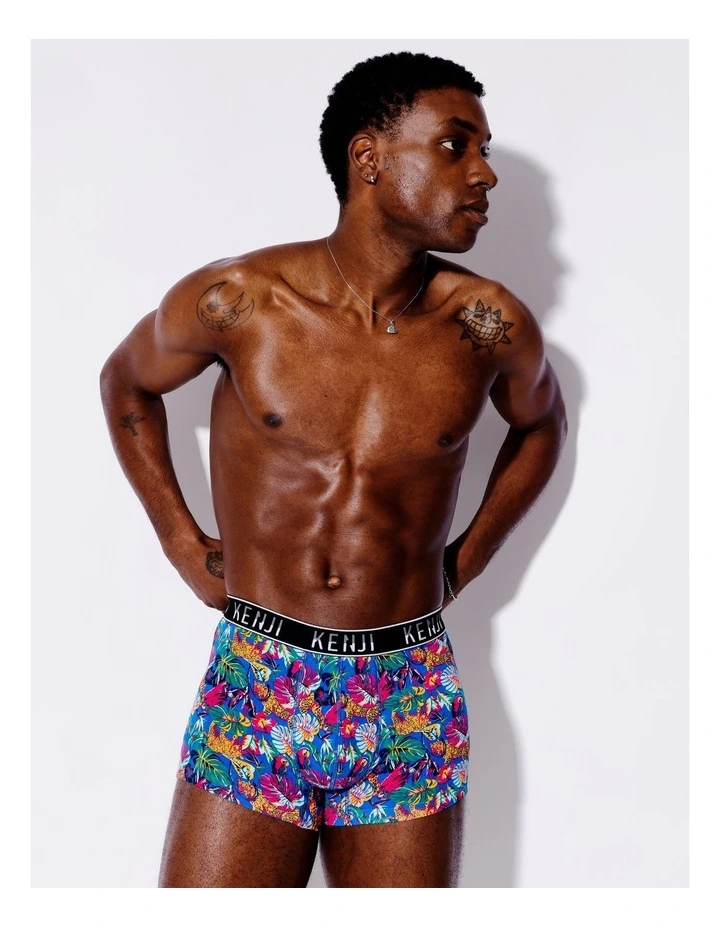 3 Pack Fashion Trunks in Jungle Oasis image 6