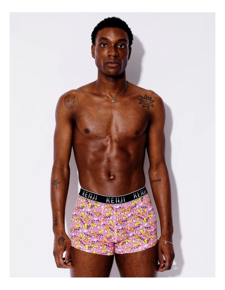 3 Pack Fashion Trunks in Peeling Zesty image 2