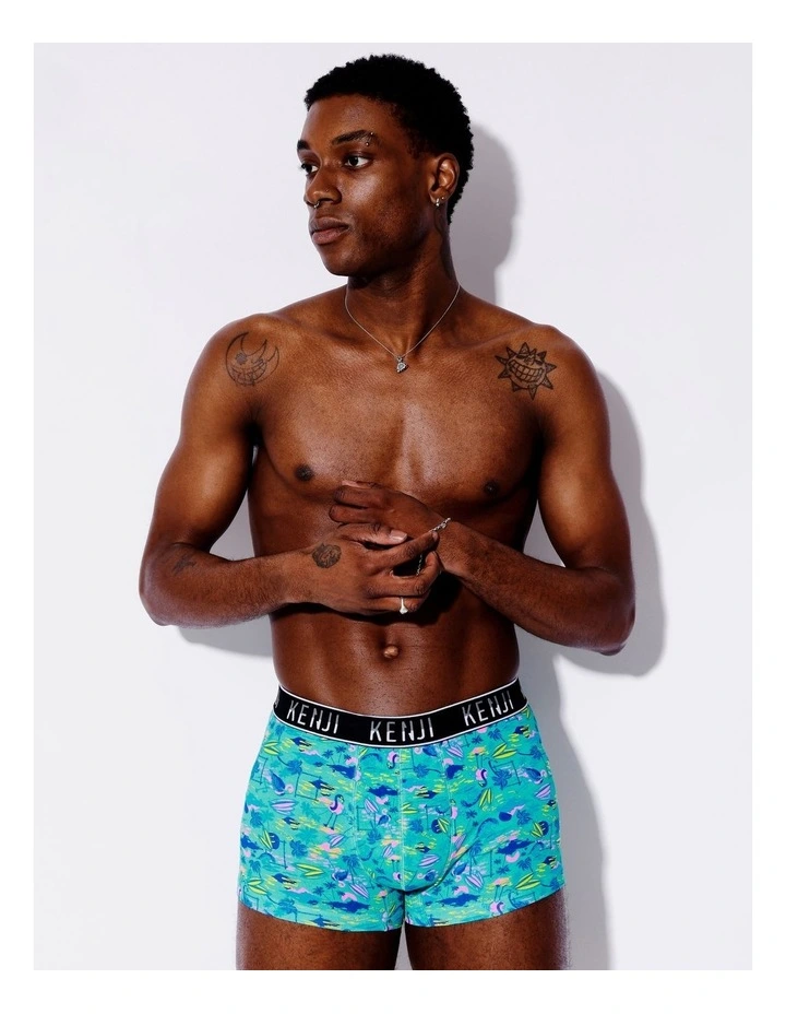 3 Pack Fashion Trunks in Island Time image 2