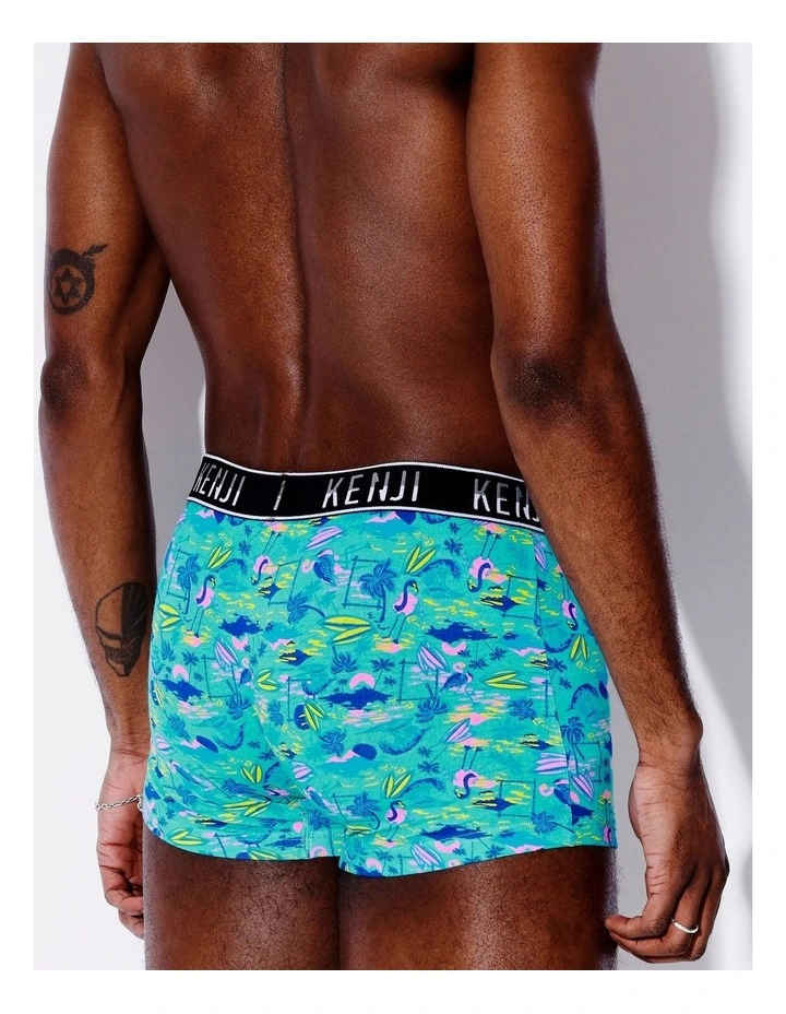 3 Pack Fashion Trunks in Island Time image 4