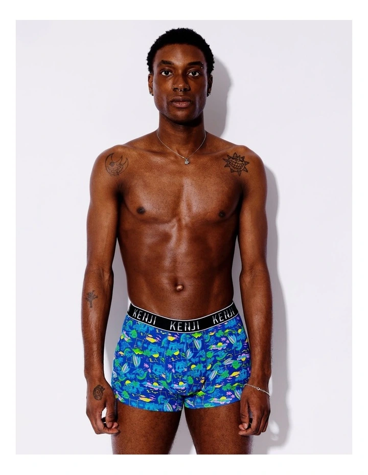 3 Pack Fashion Trunks in Island Time image 6