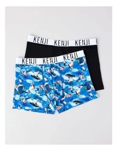 2 Pack Fashion FastDry Trunks in Surfs Up