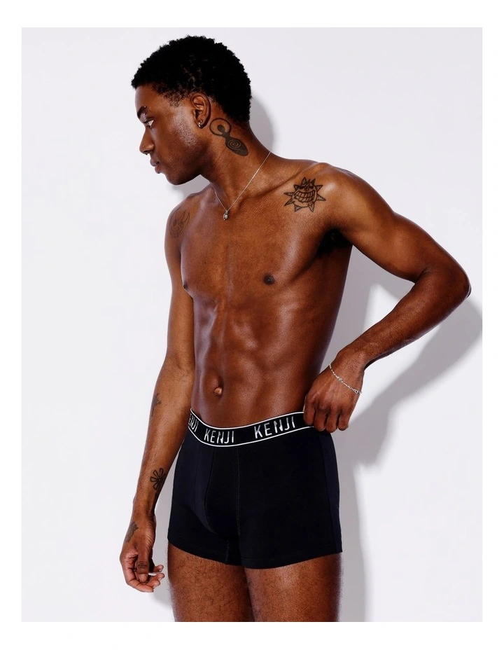 Plain Trunk 3 Pack in Black image 2