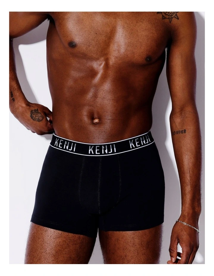 Plain Trunk 3 Pack in Black image 3