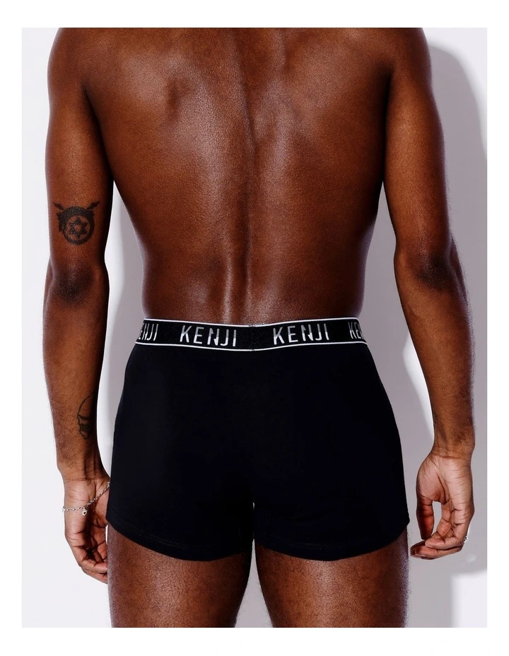 Plain Trunk 3 Pack in Black image 4
